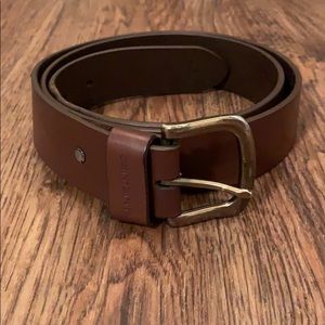 Carhartt brown leather belt. Size 40